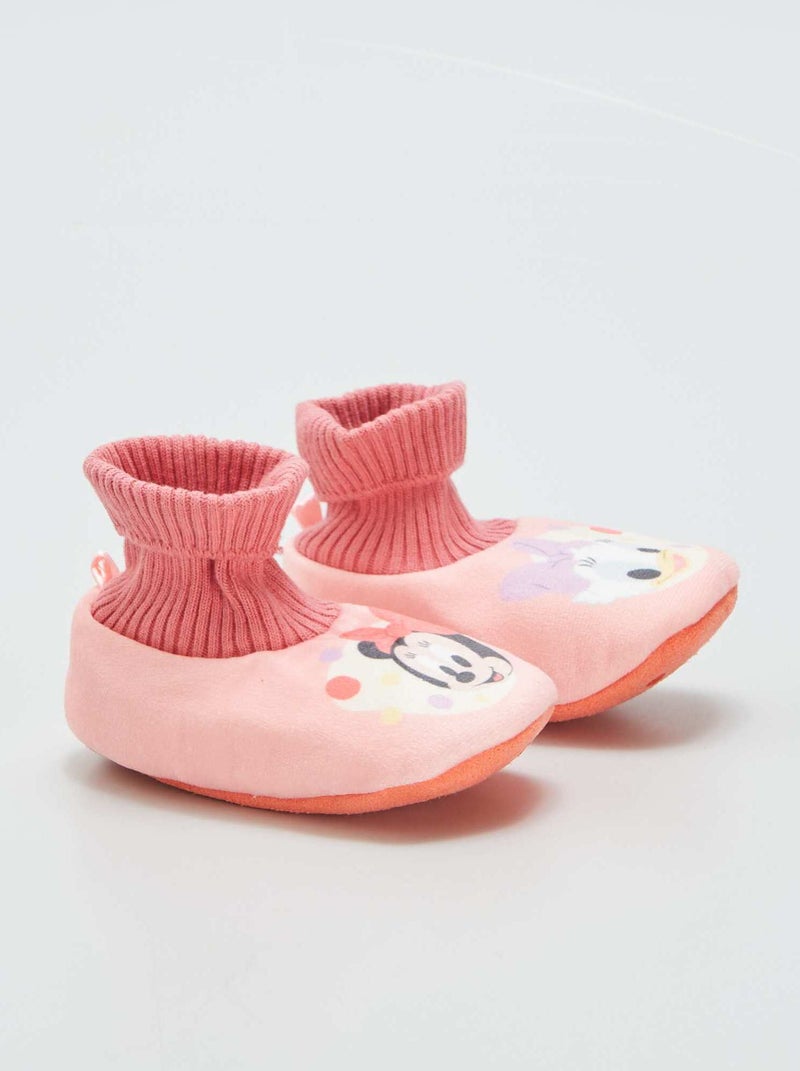 Chaussons chaussettes 'Minnie' Rose - Kiabi
