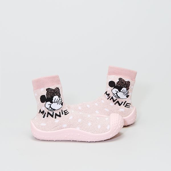 Disney Chaussons Chausettes Minnie Fille 25//26, Rose