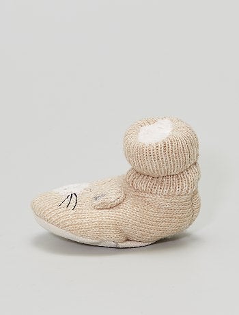 Chaussons Pour Nouveaux Nes Et Bebe Garcon Taille 18 19 Kiabi