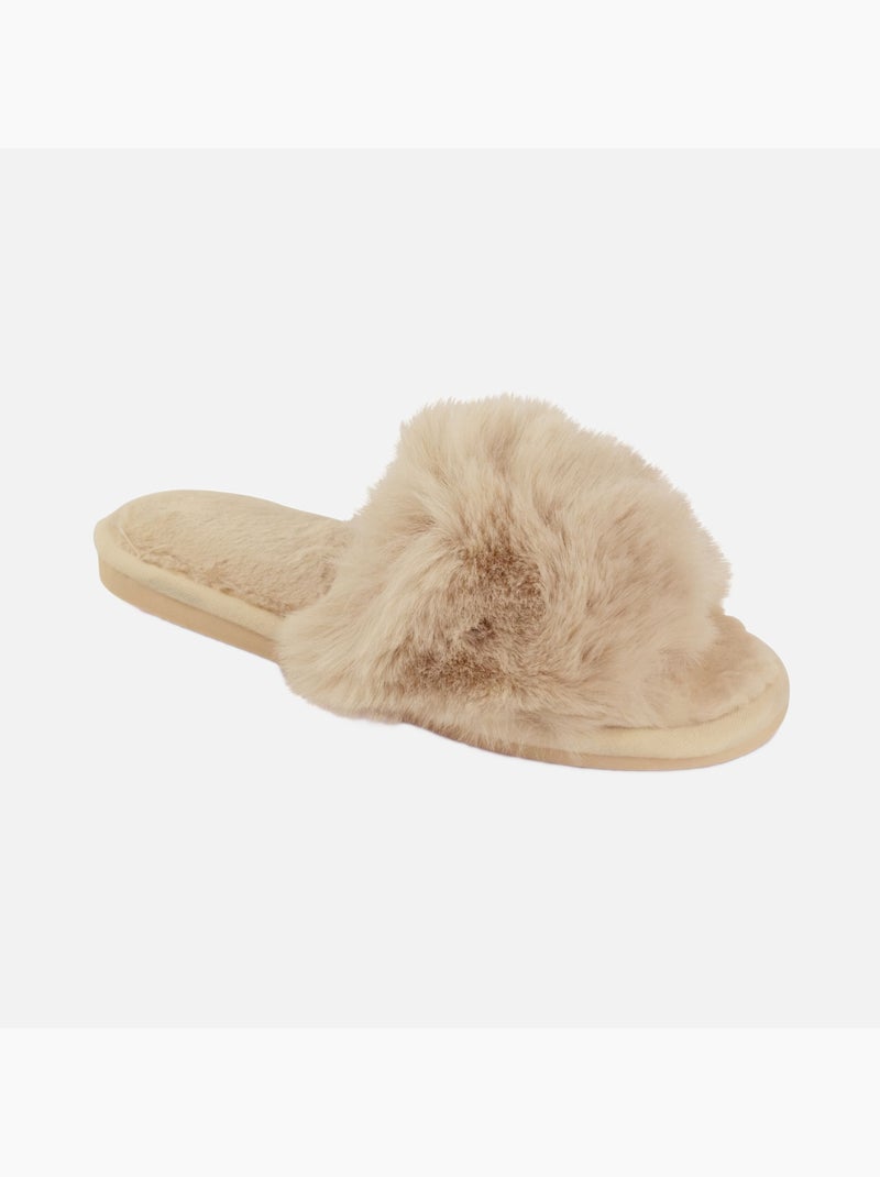 Chaussons Claquettes Kebello Ecru - Kiabi