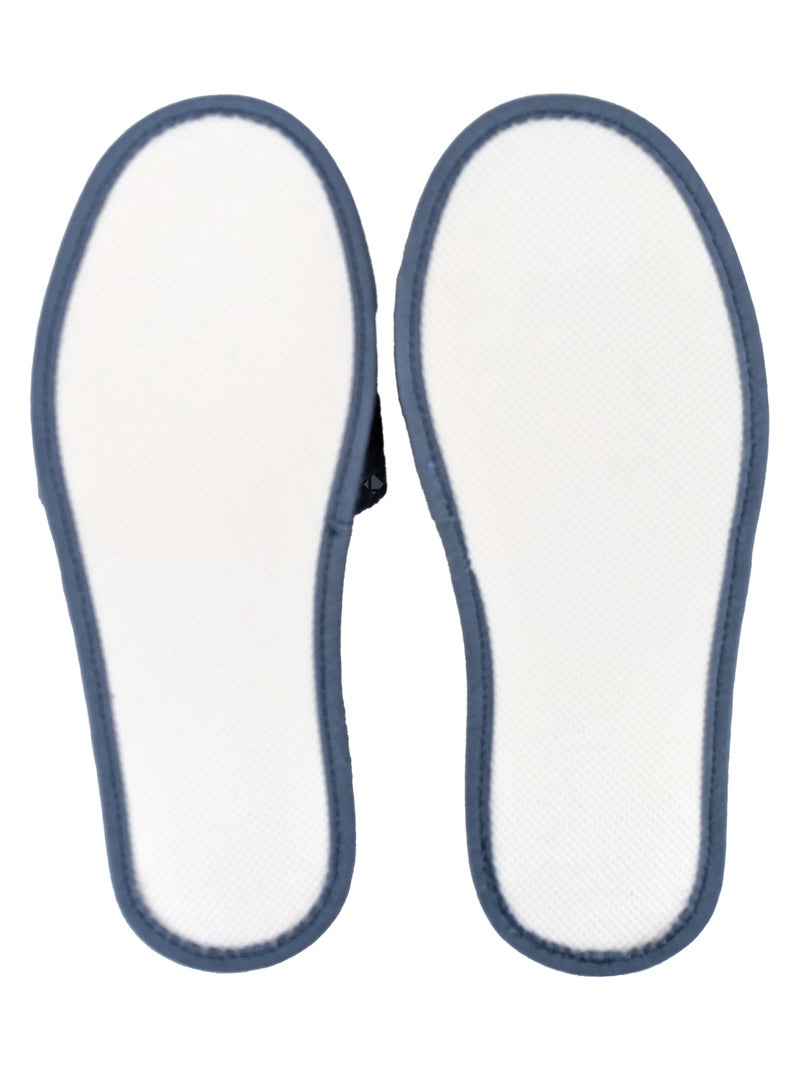 Chaussons collection DENIM Bleu foncé - Kiabi