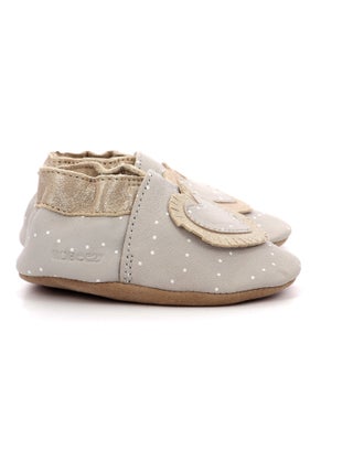 Chaussons Cuir Baby Tiny Heart