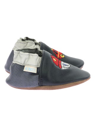 Chaussons Cuir Badge Fire Robeez