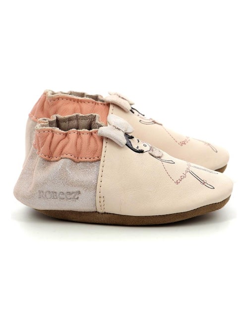 Chaussons Cuir Ballet Passion - Kiabi