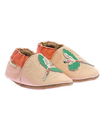 Chaussons Cuir Bird In Jungle Robeez