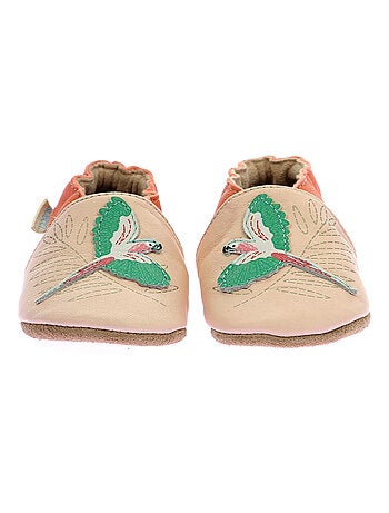 Chaussons Cuir Bird In Jungle Robeez
