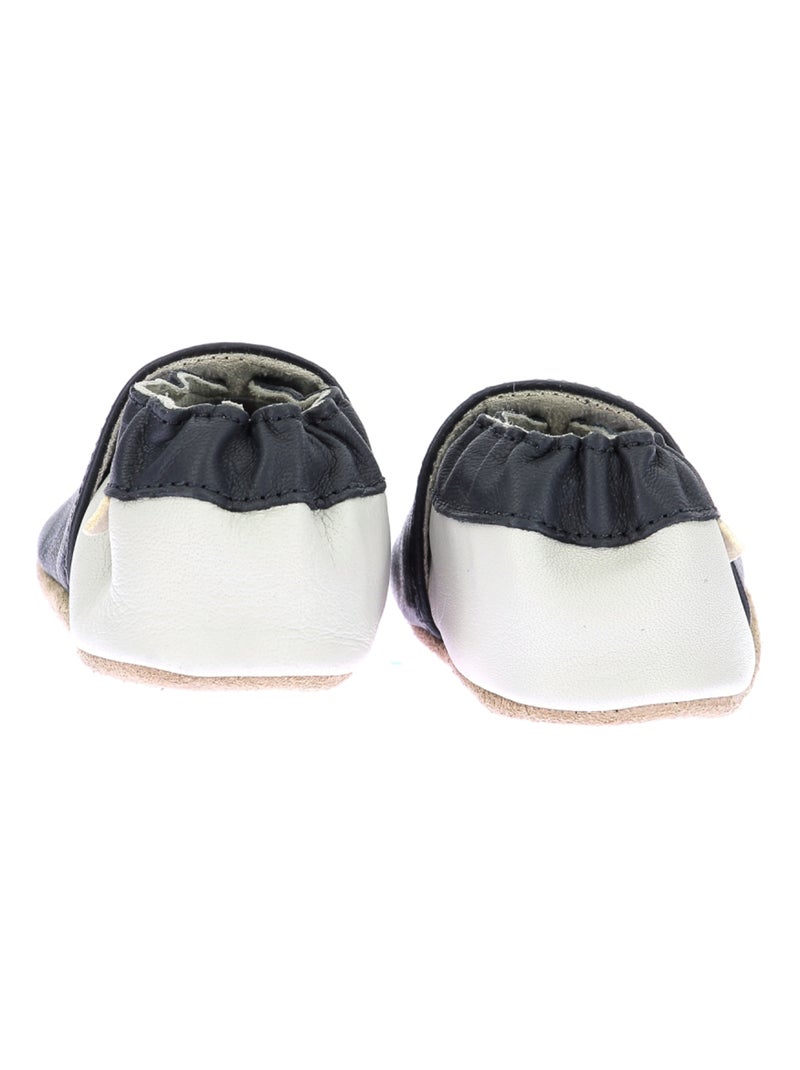 Chaussons Cuir Circus Happines Robeez Bleu - Kiabi