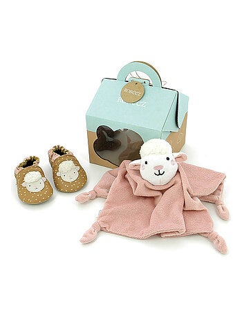 Chaussons Cuir Coffret Fille