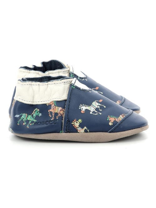 Chaussons Cuir Crazy Zebra Robeez - Kiabi
