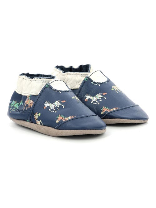 Chaussons Cuir Crazy Zebra Robeez - Kiabi