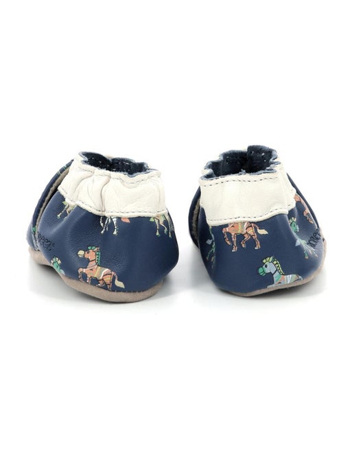 Chaussons Cuir Crazy Zebra Robeez - Kiabi