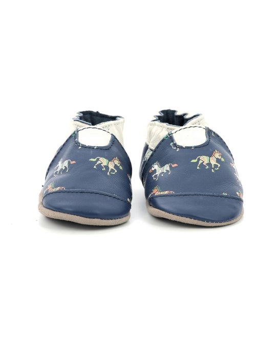 Chaussons Cuir Crazy Zebra Robeez - Kiabi