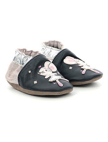 Chaussons Cuir Dancing Mouse Robeez