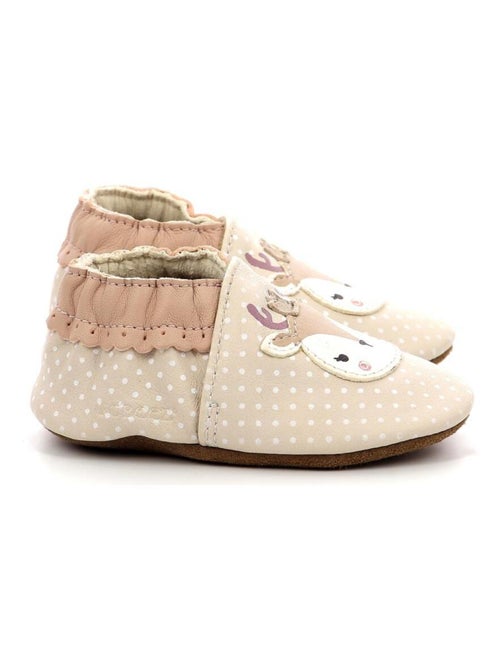 Chaussons Cuir Fancy Snow - Kiabi