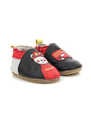 Chaussons Cuir Fireman Crp