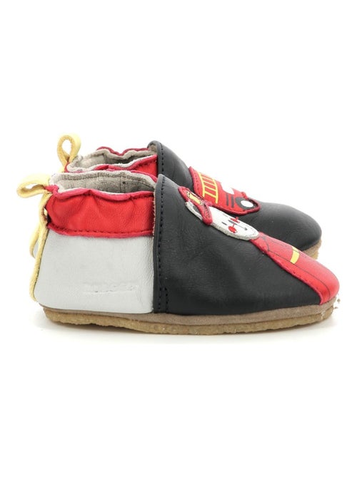 Chaussons Cuir Fireman Crp - Kiabi