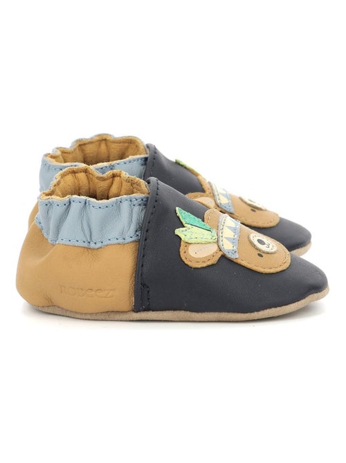 Chaussons Cuir Forest Game - Kiabi