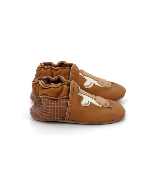 Chaussons Cuir Funny Cow Robeez - Kiabi