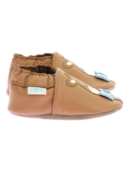 Chaussons Cuir Gilou Robeez - Kiabi