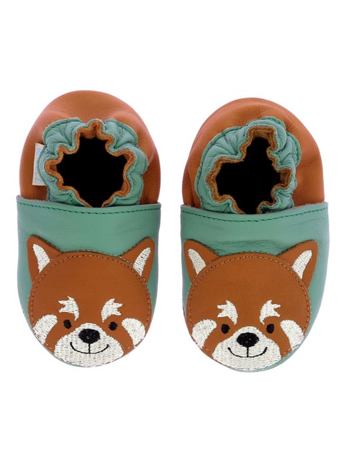 Chaussons Cuir Gingerbear Robeez - Kiabi