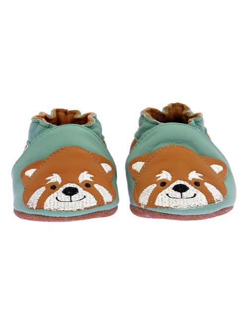 Chaussons Cuir Gingerbear Robeez - Kiabi