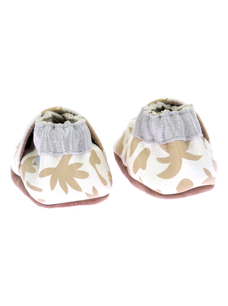Chaussons Cuir Graphic Fruit Robeez Blanc - Kiabi