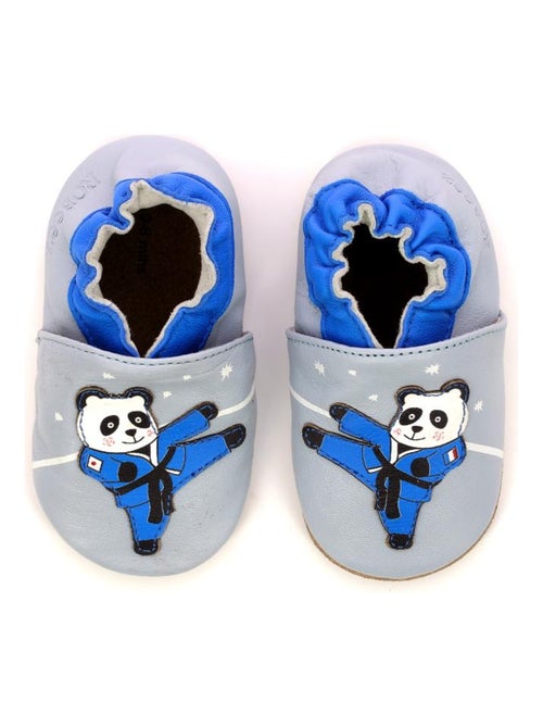 Chaussons Cuir Karate Panda - Kiabi