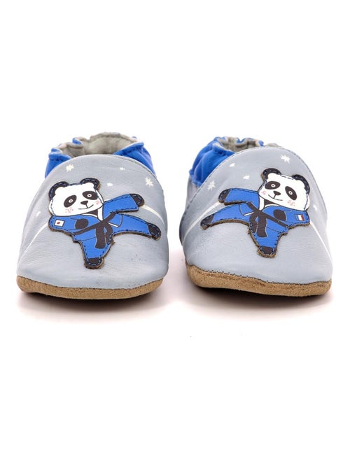 Chaussons Cuir Karate Panda - Kiabi