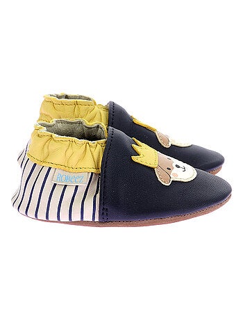 Chaussons Cuir King Dog Robeez