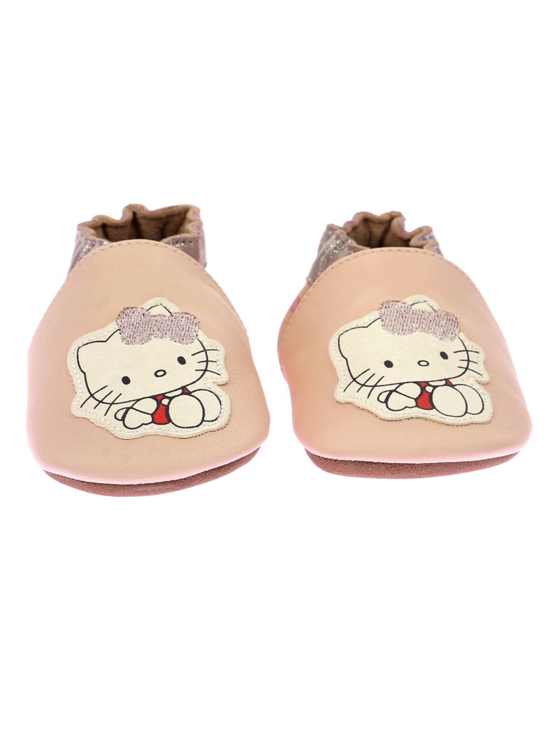 Chaussons Cuir Kittystand Robeez Rose - Kiabi