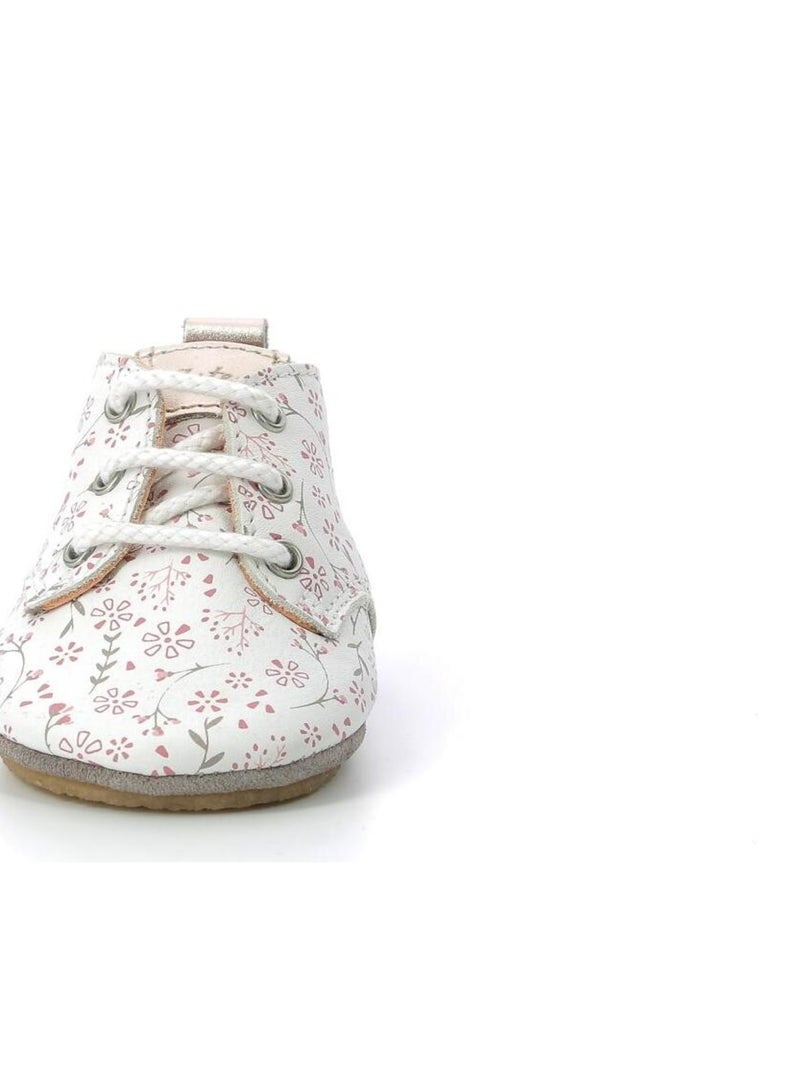 Chaussons Cuir Layas Aster Blanc - Kiabi