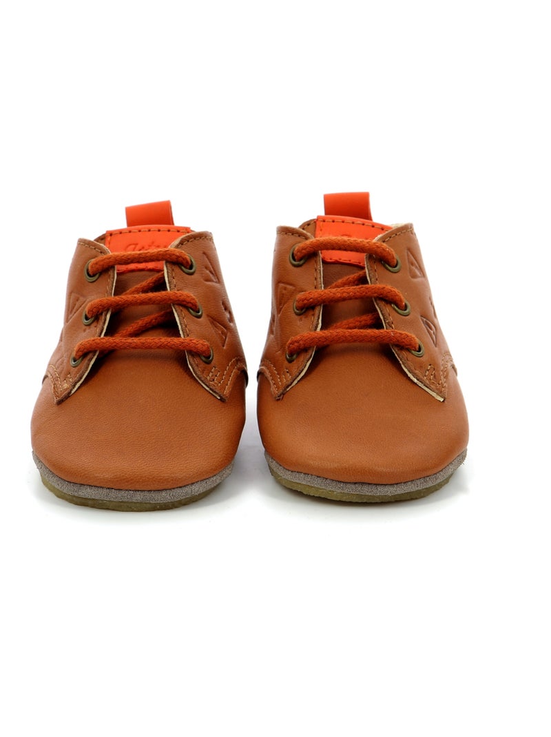 Chaussons Cuir Layas Aster Camel - Kiabi