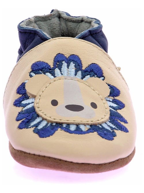 Chaussons Cuir Lionel Robeez - Kiabi