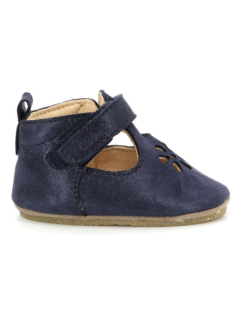 Chaussons Cuir Lumbo Aster Bleu marine - Kiabi