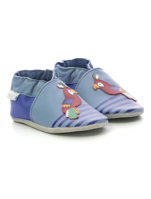 Chaussons Cuir Macao Parrot - Kiabi