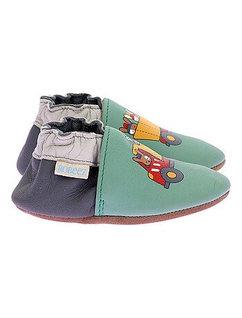 Chaussons Cuir Playing Yard Robeez