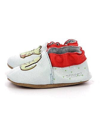 Chaussons Cuir Relax Croco