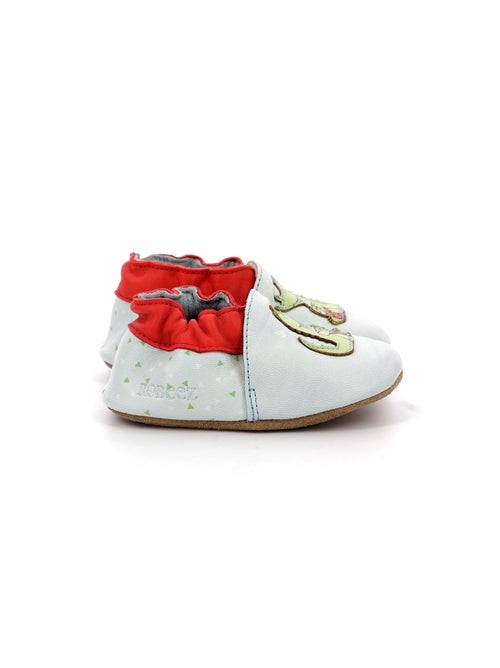 Chaussons Cuir Relax Croco - Kiabi