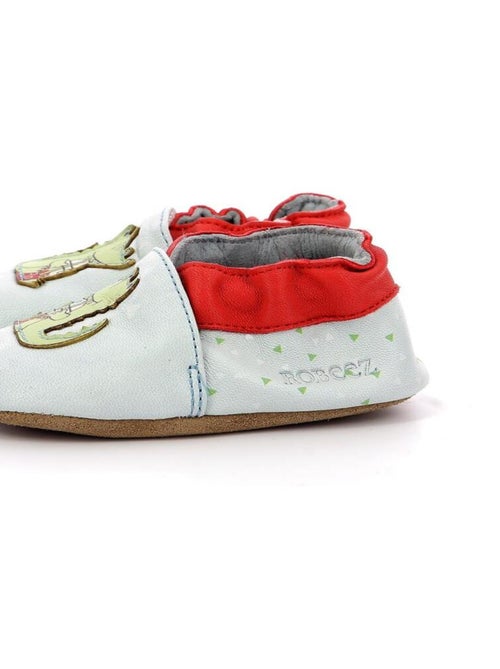 Chaussons Cuir Relax Croco - Kiabi