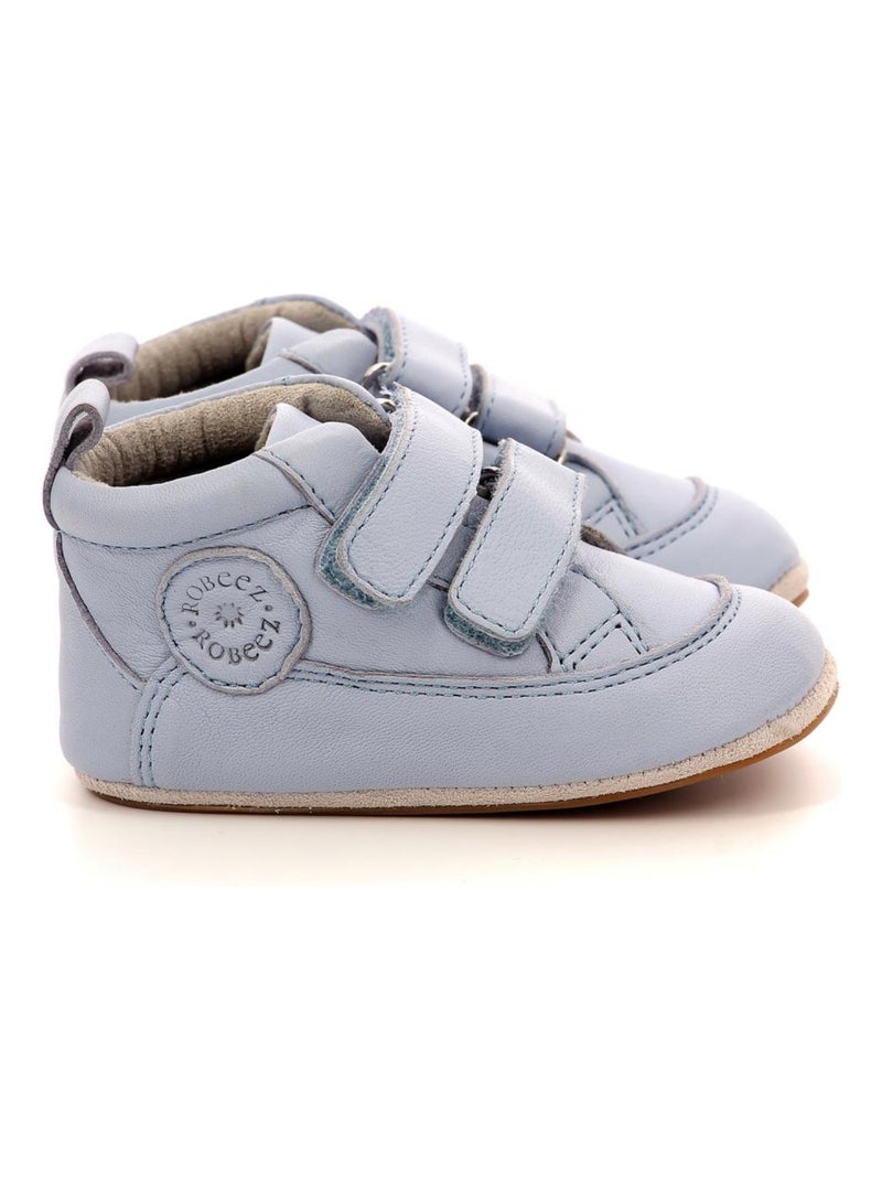 Chaussons Cuir Robycratch Robeez Bleu - Kiabi