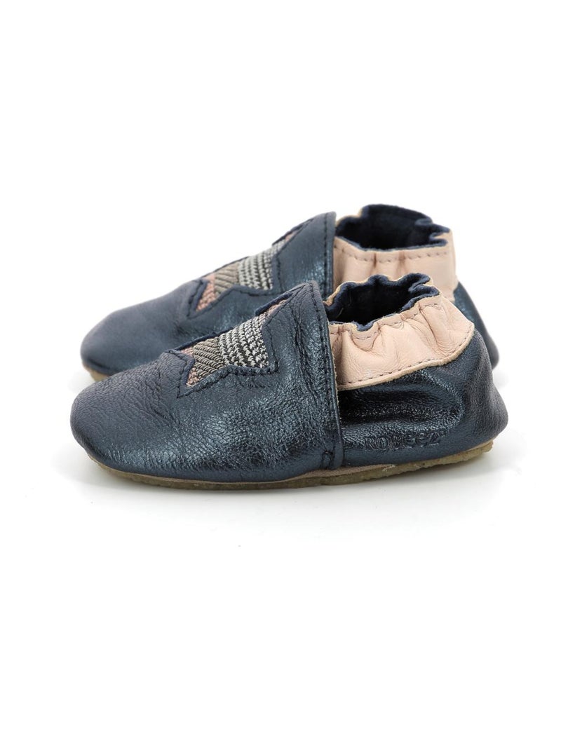 Chaussons Cuir Star Stripe Crp Bleu marine - Kiabi