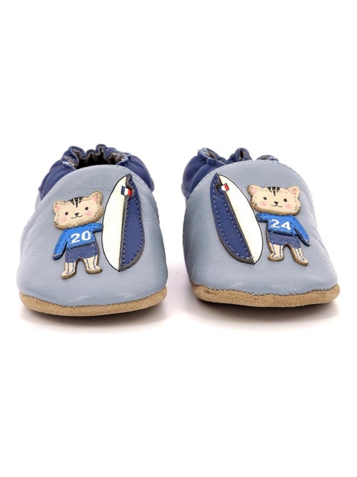 Chaussons Cuir Surfing Boy - Kiabi