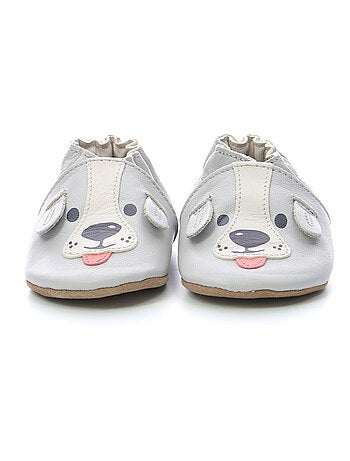 Chaussons Cuir Sweety Dog