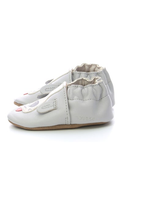 Chaussons Cuir Sweety Dog - Kiabi