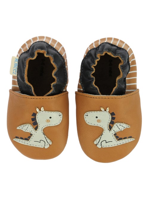 Chaussons Cuir Tiny Dragon Robeez - Kiabi Chaussons Cuir Tiny Dragon Robeez - Kiabi