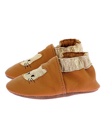 Chaussons Cuir Wild Kitten Robeez