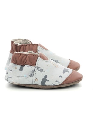 Chaussons Cuir Wintering Bear