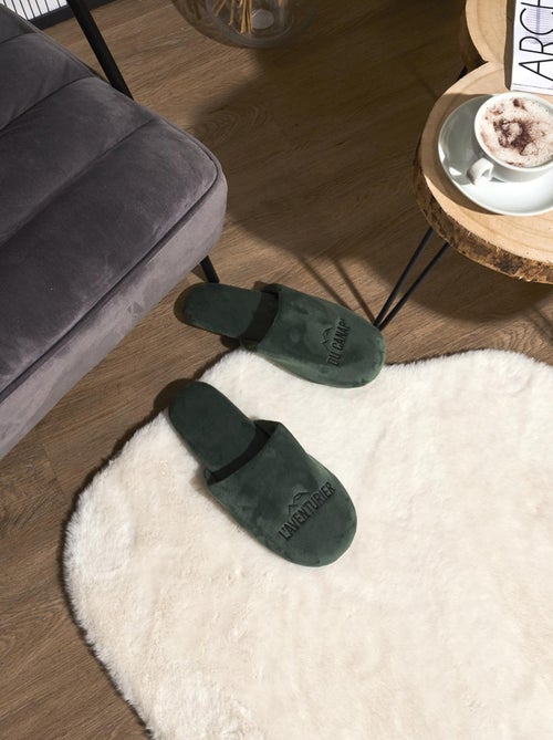 Chaussons de bain collection L'ESPRIT DU CANAP' - Kiabi