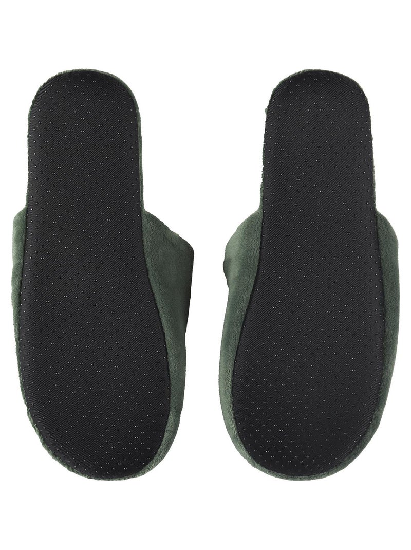 Chaussons de bain collection L'ESPRIT DU CANAP' Kaki - Kiabi