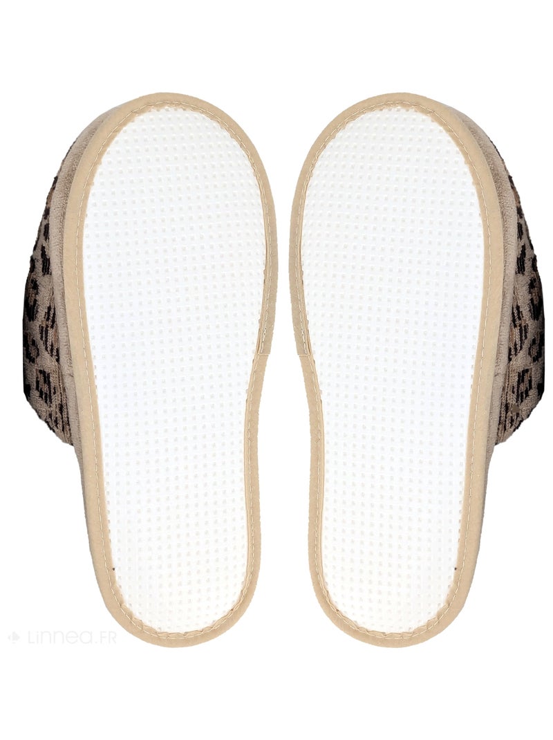 Chaussons de bain collection WILD II Beige - Kiabi